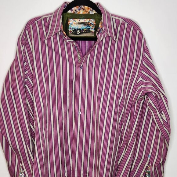 Robert Graham Men's Dress Shirt Size Large - Picture 2 of 7